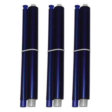 Imagem de Pacote com 3 rolos de refil de fita de filme de fax KX-FA91 para uso em Panasonic KX-FP205 KX-FP215 KX-FP215E KX-FP225 KX-FG2425 KX-FG2451 KX-FG2452 KX-FG2858