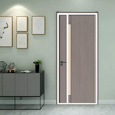 Imagem de Porta de tela de malha magnética, Abertura Lateral, 105x215cm, Deixe o ar fresco entrar e mantenha os mosquitos afastados, Autovedação, Adequada para animais de estimação e crianças