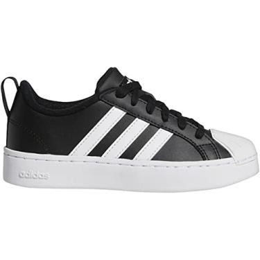 Imagem de adidas StreetCheck T nis infantil, N cleo, preto-branco, 7 Little Kid