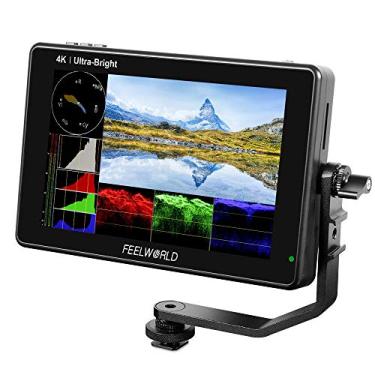 Imagem de FEELWORLD LUT7 Câmera com tela sensível ao toque ultra brilhante de 7 polegadas 2200nit monitor de campo DSLR com sensor de luz automático de forma de onda 3D Lut 1920 x 1200 entrada HDMI 4K