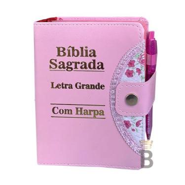 Bíblia Sagrada Luxo Lt Jumbo, A Maior Letra Do Mercado, Com Harpa - Bíblia  - Magazine Luiza