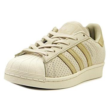 Tênis Adidas Superstar Bold Women's Branco/Dourado - NewSkull