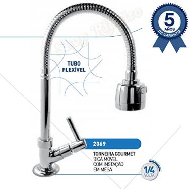 Torneira Gourmet Para Pia Cozinha Mesa Bancada Luxo Oferta