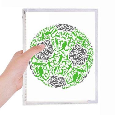 Imagem de Caderno de futebol americano, esportivo, pessoas, folhas soltas, diário recarregável, papelaria