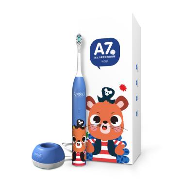 Imagem de Escova de Dentes Infantil Elétrica A7 Sonic Para Crianças_azul