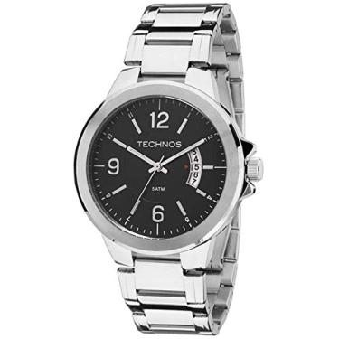 Imagem de Relógio Technos Masculino Analógico Classic Steel - 2115KSK/1P - Prata