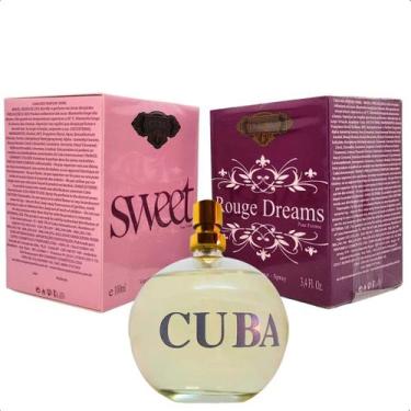 Imagem de Perfume Feminino Cuba Rouge Dreams + Cuba Sweet 100 Ml - Cuba Paris