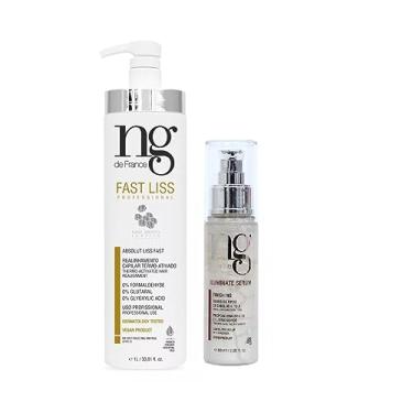 Imagem de Kit Fast Liss 1L e Iluminate Serum 60mL Ng de France