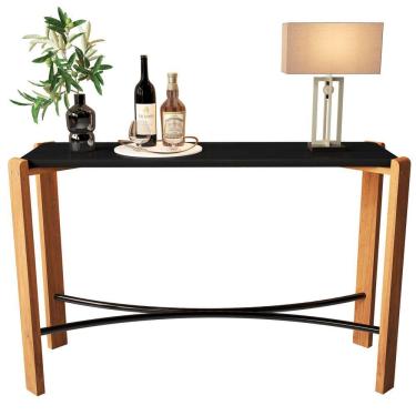 Imagem de Buffet de Sala: Estilo Moderno com Travamento em Ferro Tampo Preto