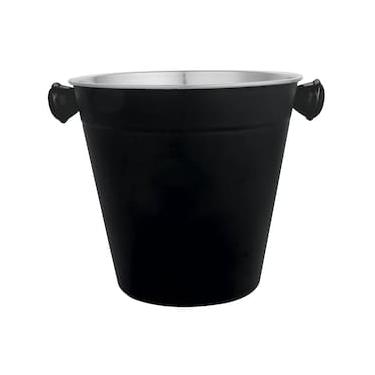 Imagem de Balde para Gelo Dynasty Open Bar em Aço Inox Preto - 1,25 L
