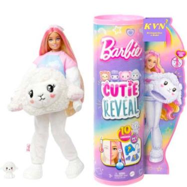 Imagem de Boneca Barbie Cutie Reveal Boneca Camisetas Fofas Ovelha - Mattel