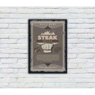 Imagem de Placa Decorativa MDF Cantinho do Churrasco 32