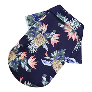 Imagem de Moletons com capuz para cachorro 2022 moda pet vestuário Halloween cão gato fantasia filhote camisa bonito confortável colete tops roupa para animais de estimação azul marinho extragrande