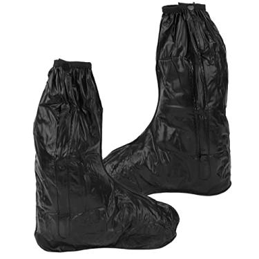 Imagem de Protetores de sapato de chuva, use amplamente capas de sapato de chuva à prova d'água para andar de bicicleta Caminhada para neve de chuva(XL)