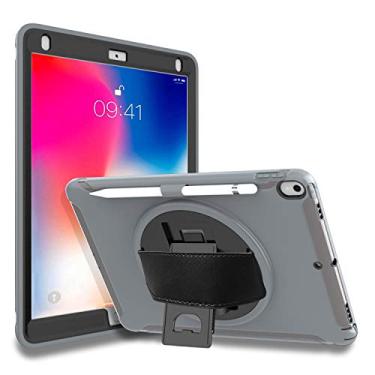 Imagem de QYiD Capa para Galaxy Tab S6 (2019) 10,5 polegadas Capa protetora resistente à prova de choque com suporte, alça de mão e suporte de caneta embutido para Samsung Galaxy Tab S6 / SM-T860 / SM-T865 /