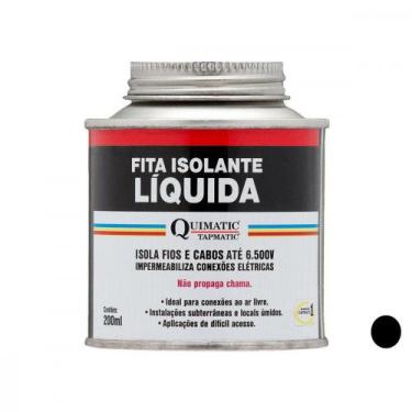 Imagem de Fita Isolante Liquida 200ml Preta Quimatic Bd1