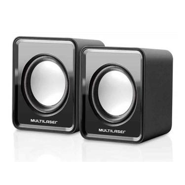 Imagem de Caixa de Som 2 Canais Caixa de Som SP144 3WATTS RMS Preto USB