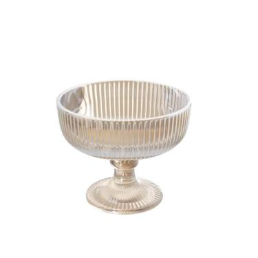 Imagem de WOLFF - Conjunto 2 Taças de Vidro para Sobremesa Lines Âmbar 320ml