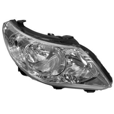 Imagem de Farol LD Gol G5 2009 a 2012 Retangular Acrílico 12V H7/H1