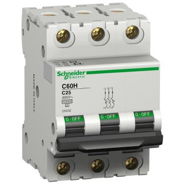 Imagem de Disjuntor C Tripolar 50A C60H 25005 - Schneider