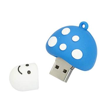 Imagem de 16GB modelo cogumelo USB 3.0 Flash Drive Memory Stick PenDrive Pen Drive Jump Drive USB Flash Memory USB 3.0 Drive U Disk Pen Drive - Azul escuro