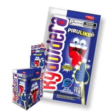 Imagem de Pirulito Cristal Explosivo em Pó Pirulike 15 unidades de 11g Detona na Boca Kydoidera (Blueberry)