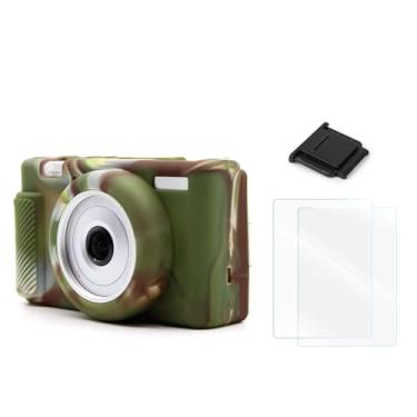 Imagem de Capa para câmera Sony ZV-1F – Capa protetora de silicone, protetor de tela e capa de sapato quente [2 unidades]