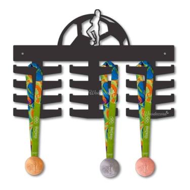 Imagem de Porta Medalhas Futebol Feminino Adulto Woodecora