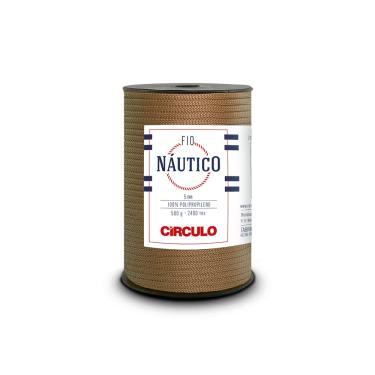 Imagem de Fio Náutico Círculo 5mm 2400 Tex 500g Creme 1074