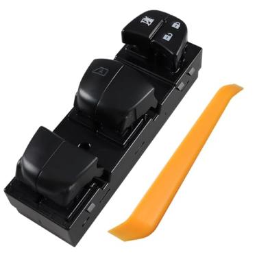 Imagem de KPALAG Interruptor de janela elétrica mestre do lado do motorista compatível com Nissan Altima Juke Tiida Sentra Rogue Leaf Substituição: 25401-3TA5A