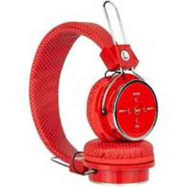 Imagem de Fone De Ouvido B05 Wireless Mp3 Fm Bluetooth Vermelho - Goldenutra