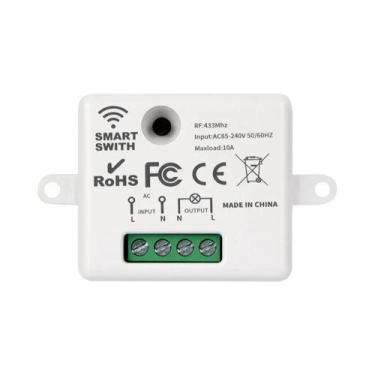 Imagem de Painel de Parede Inteligente Sem Fio RF 433MHz - Interruptor de Luz LE