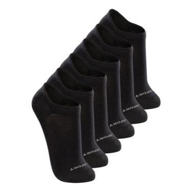Imagem de Kit 6 Pares de Meias Esportiva Invisível Lupo 3170-089 - Genérico, Pre
