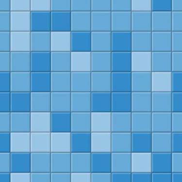 Imagem de Azulejo Adesivo Lavável Azulejo Pastilha Azul Para Cozinha - Papel e P