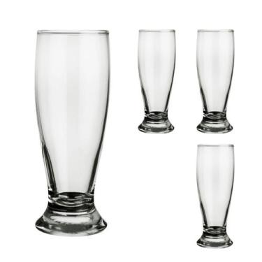Imagem de Jogo 4 copos 200ml Vidro Tradicional Nadir Bar Chopinho - NADIR FIGUER
