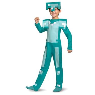 Imagem de Disguise Minecraft Armor Costume, Official Minecraft Kids Halloween Costume, Classic Size 3T/4T