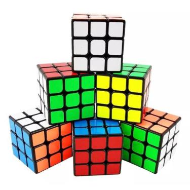Imagem de Kit 6 Brinquedos Cubo Mágico 3x3x3 Ultimate Chalange Revenda - OM Util