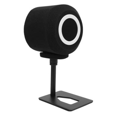 Imagem de Conjunto de Pára-brisas de Suporte de Microfone de Mesa, Suporte de Microfone de Mesa Com Clipe de Microfone, Anel de Vedação de Esponja, para Microfone Comum