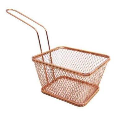 Imagem de Petisqueira Aramado / Telado Com Cabo Metalizado Rose Gold 1 - Oem