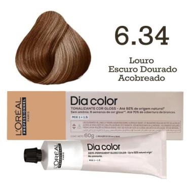 Imagem de Tonalizante Dia Color 6.34 Louro Escuro Dourado Acobreado - L'oreal Pr