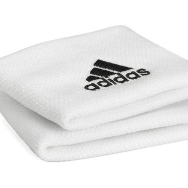 Imagem de Munhequeira Adidas Curta com 02 Unidades, Unico, Branco