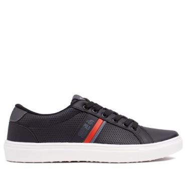 Imagem de Sapatênis Masculino Polo Go Chetak Preto/cinza, Preto, Cinza, 41