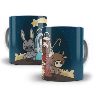 Imagem de Caneca Natal Religiosa Porcelana Personalizada Modelo 2 - Tio da Canec