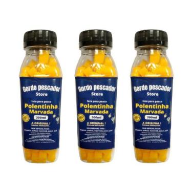 Imagem de 3 Polentinha Marvada Para Pesca Tradicional 300ml - Gordo Pescador - D