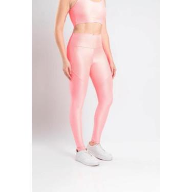Imagem de Calça Legging Canelada - Respire Fit, P, Rosa chiclete