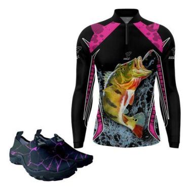 Imagem de Camisetas Pesca Uv 50 Sapatilha Nautica Aquatica Para Pescar - DUARTE 