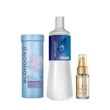 Imagem de Wella Blondor Pó Descolorante 400g+Oxigenada 20v 1L +Oil Reflections 3