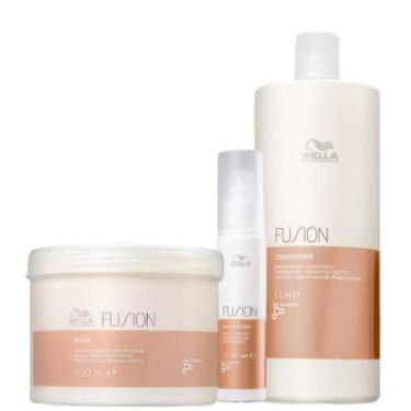 Imagem de Wella Profissionals Fusion Mascara 500ml Condicionador 1L e Amino 70ml