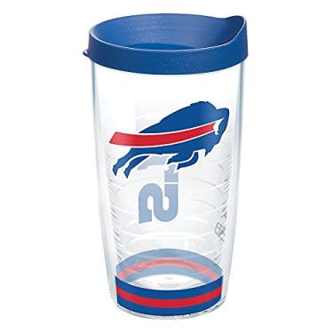 Imagem de Tervis Feito nos EUA com parede dupla NFL Buffalo Bills Arctic Copo isolado mantém as bebidas frias e quentes, 473 ml, transparente