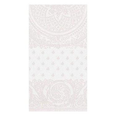 Imagem de Guardanapos de papel de linho de jacquard Caspari em branco, Branco, 12 Napkins, 1